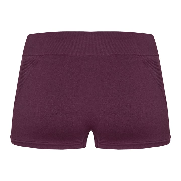 Women's Jertta Seamless Boxers Grape Wine Hellner