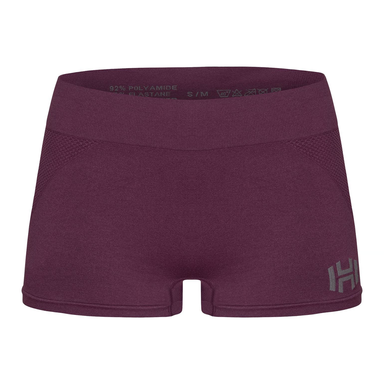 Women's Jertta Seamless Boxers Grape Wine