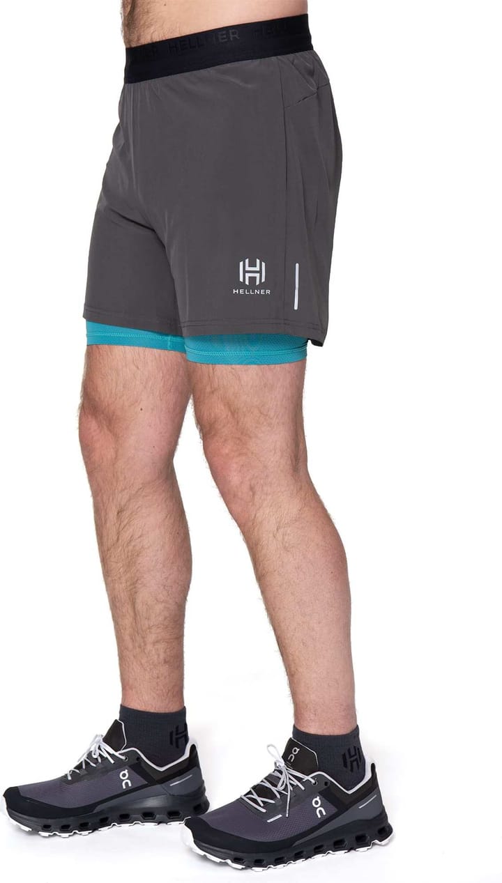 Hellner Kelva 2-in-1 Shorts Men's Asphalt Hellner