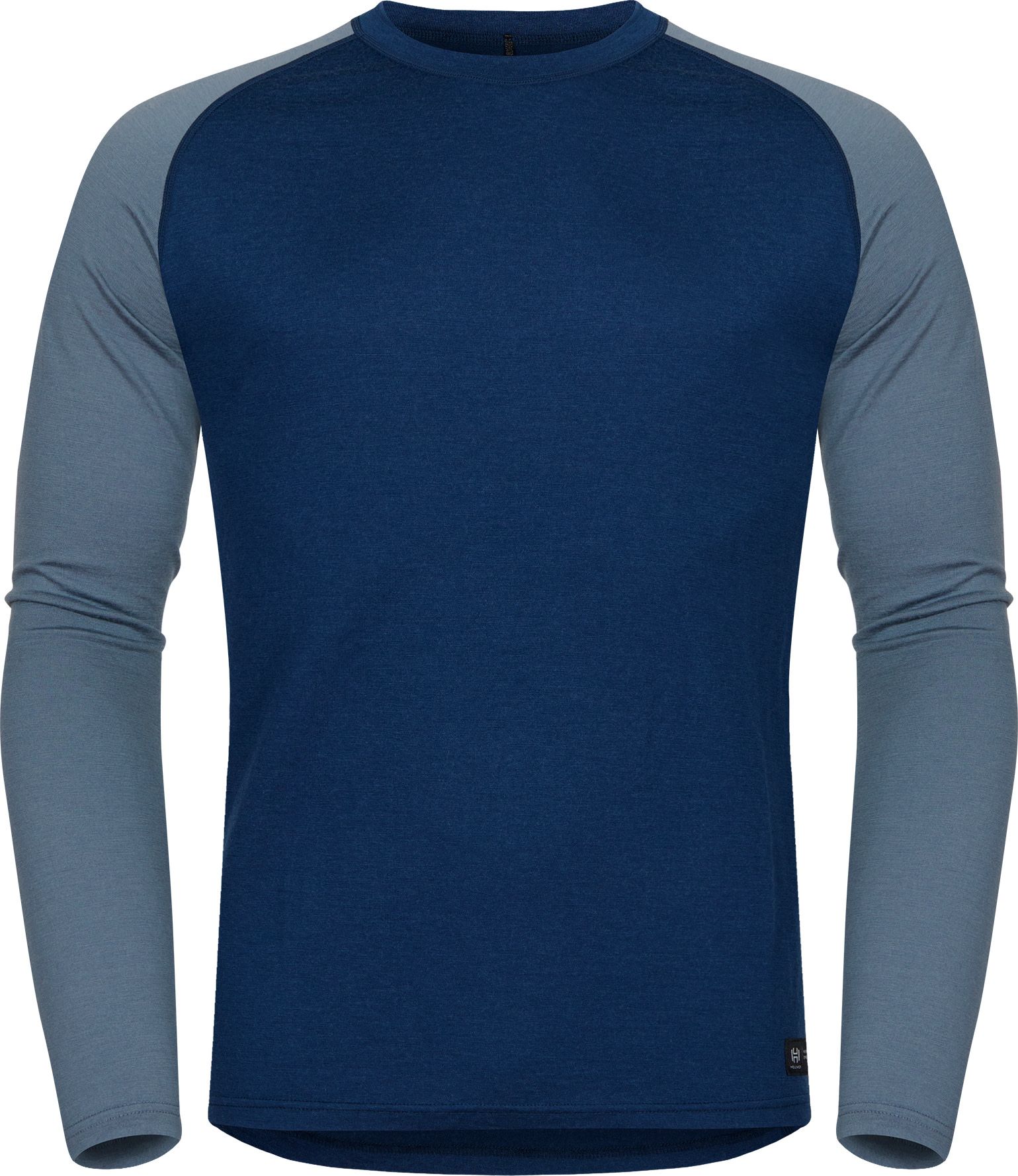 Hellner Men's Wool Warm Base Layer Long Sleeve Dress Blue/Flint Stone