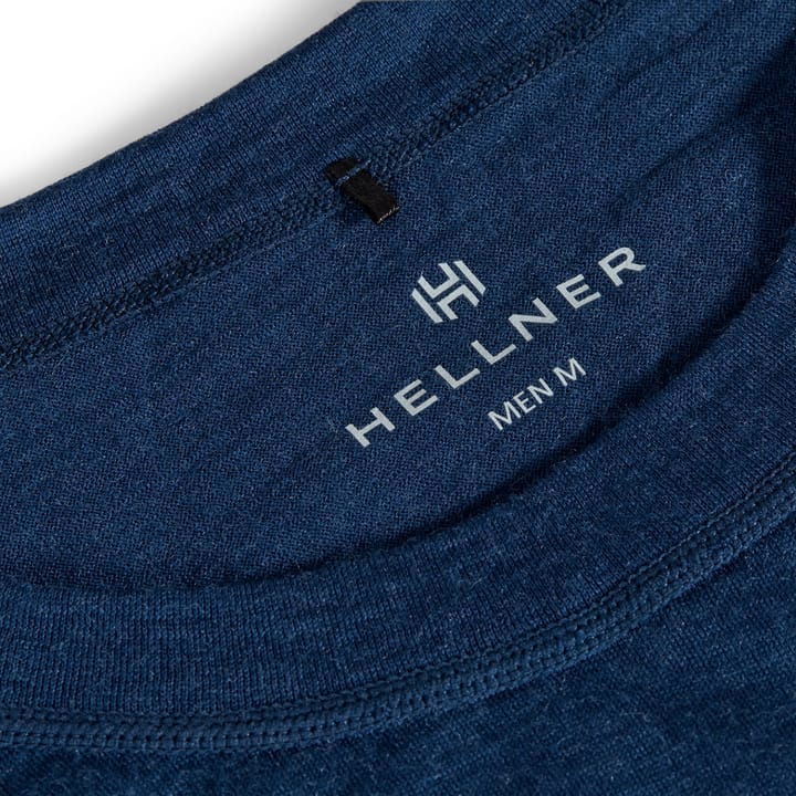 Hellner Men's Nieras Merino Top 2.0 Dress Blue/Flint Stone Hellner