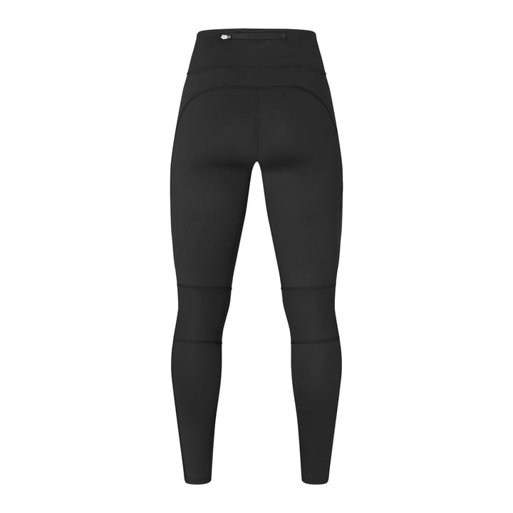 Mustavaara Running Tights Women Jet Black Hellner