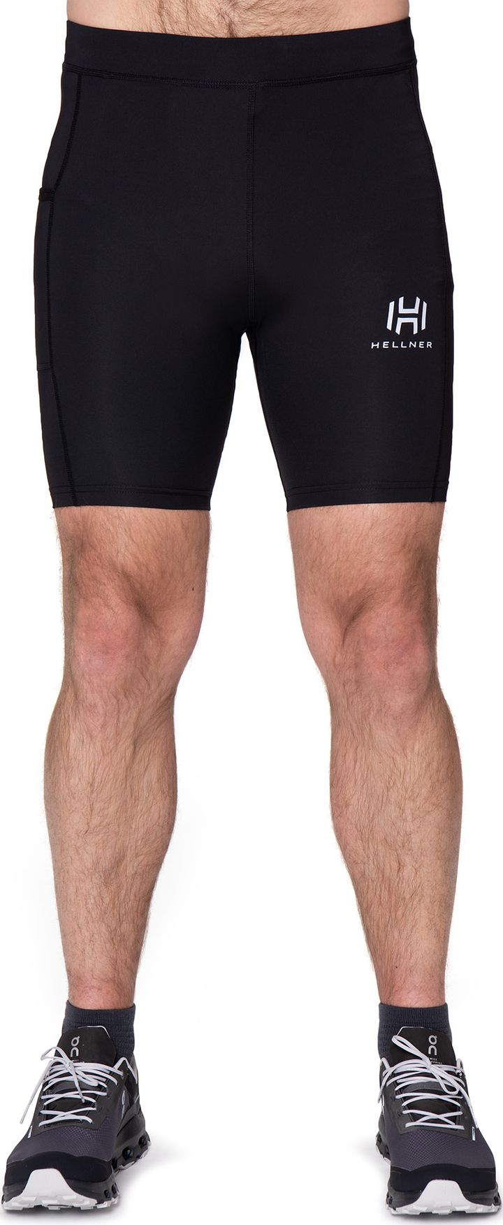 Mustavaara Short Tights Men Jet Black Hellner