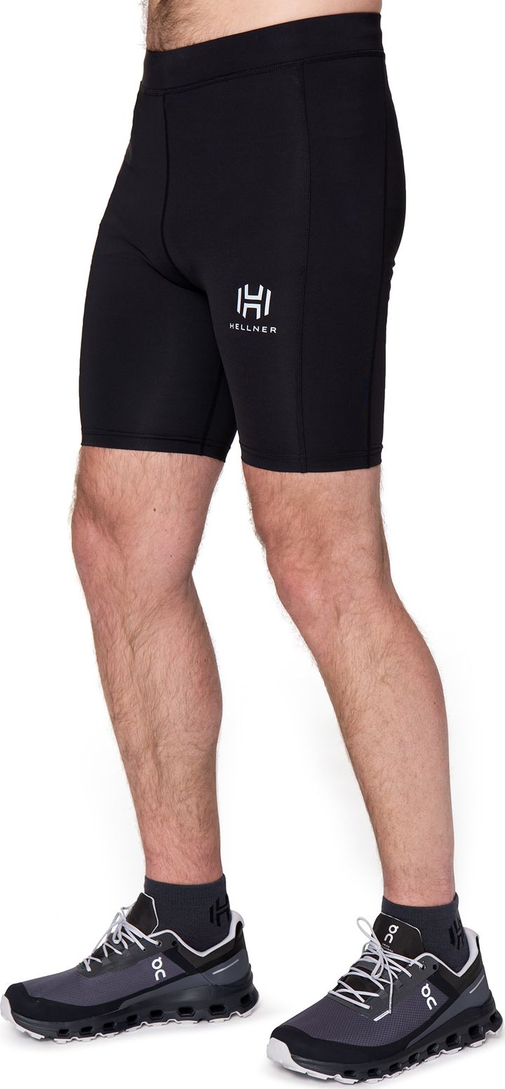 Mustavaara Short Tights Men Jet Black Hellner