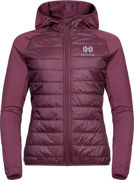 Hellner Women's Nirra Hybrid Jacket 2.0 Grape Wine Solid