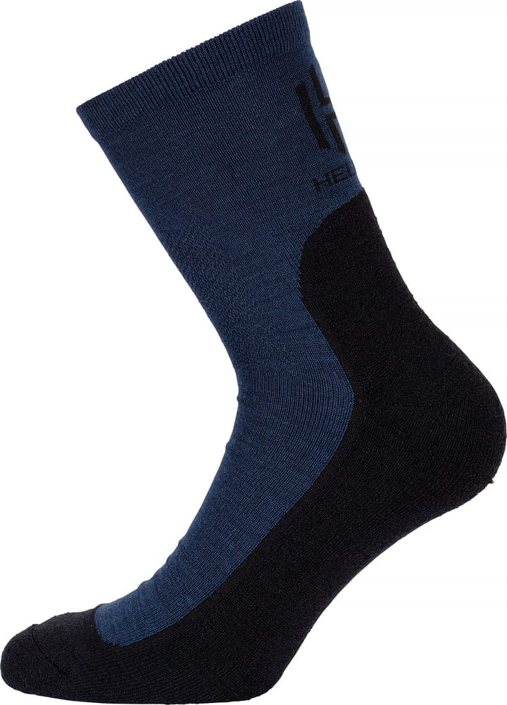 Hellner Running Mid Comfort Sock Dress Blue Hellner