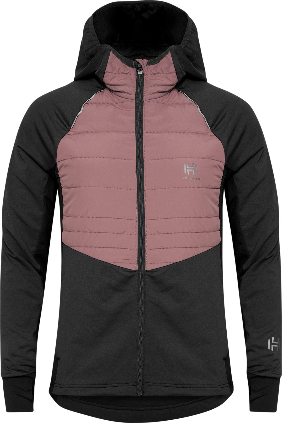 Hellner Women's Hirvas Hybrid Jacket  Rose Taupe Treningsjakker fôrede L