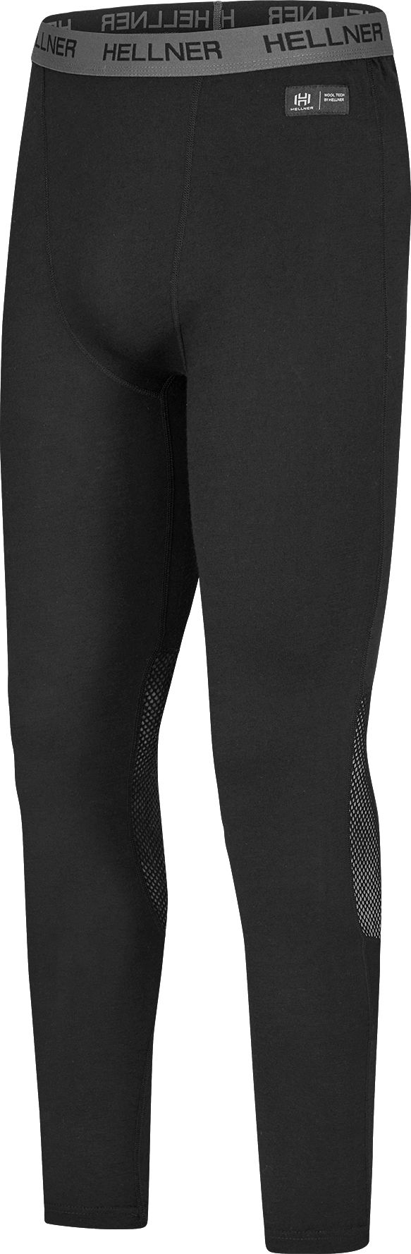 Hellner Men's Wool Tech Base Layer Pant Black Beauty Hellner