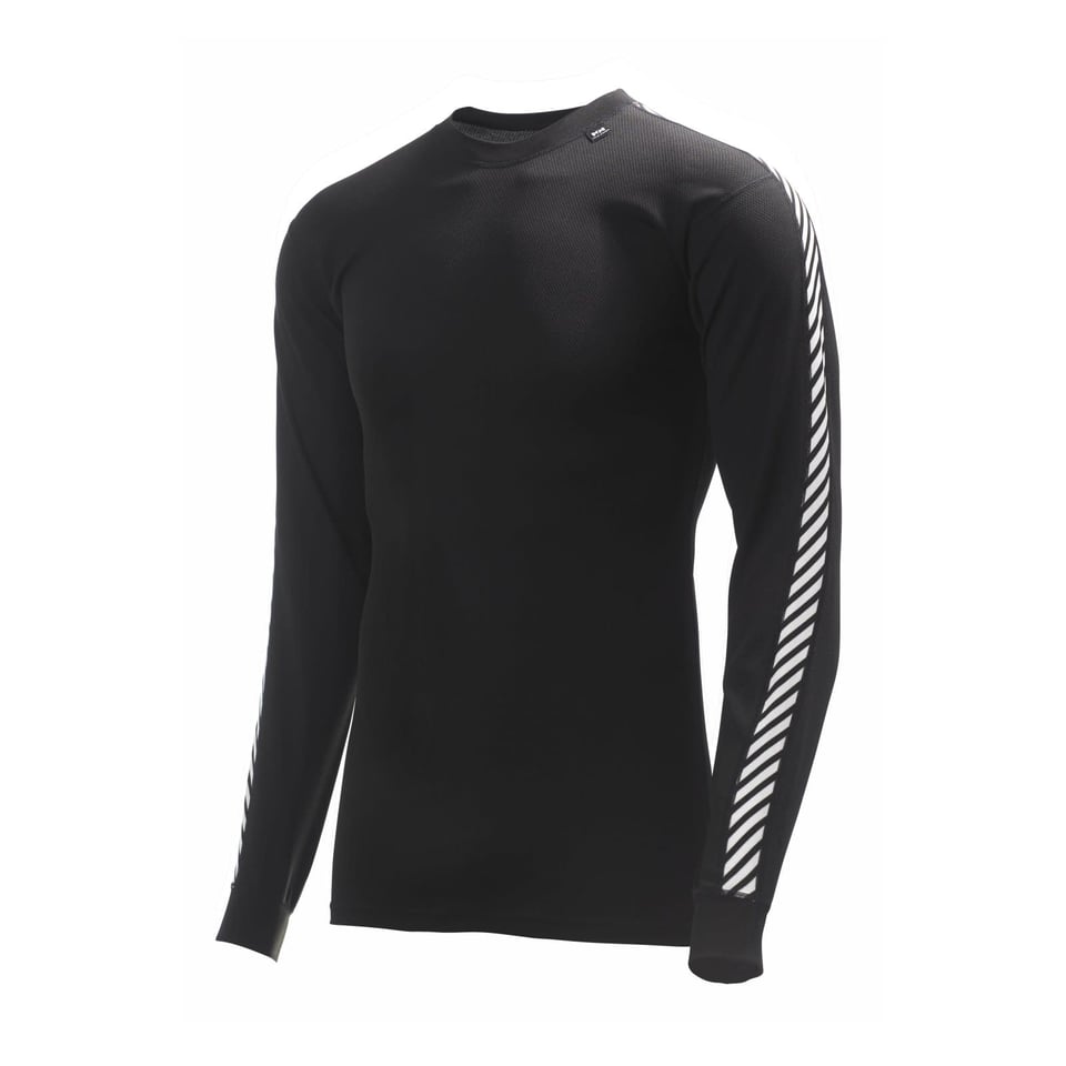 Men's HH Lifa Stripe Long-Sleeve Crew Base Layer