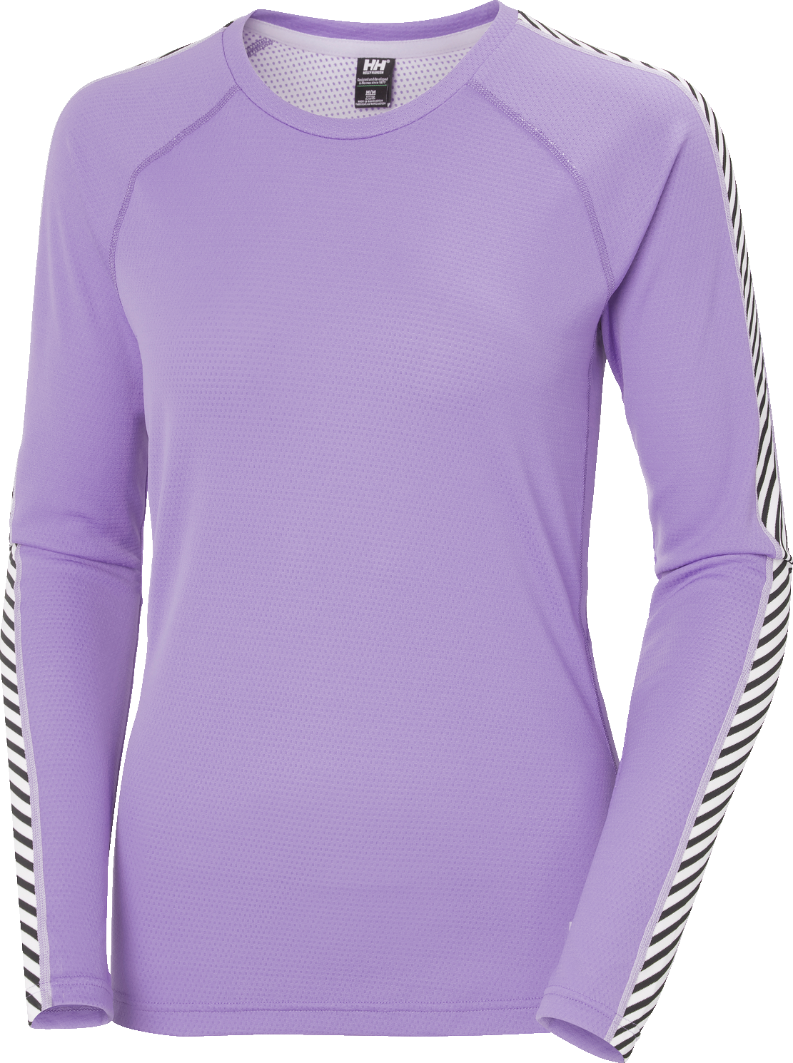 Women’s LIFA ACTIVE Stripe Crew Base Layer Heather