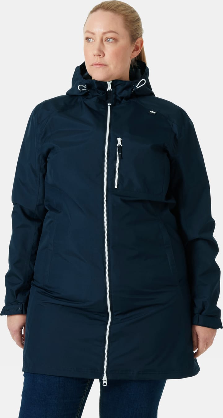 Helly Hansen Women's Long Belfast Jacket Navy Helly Hansen
