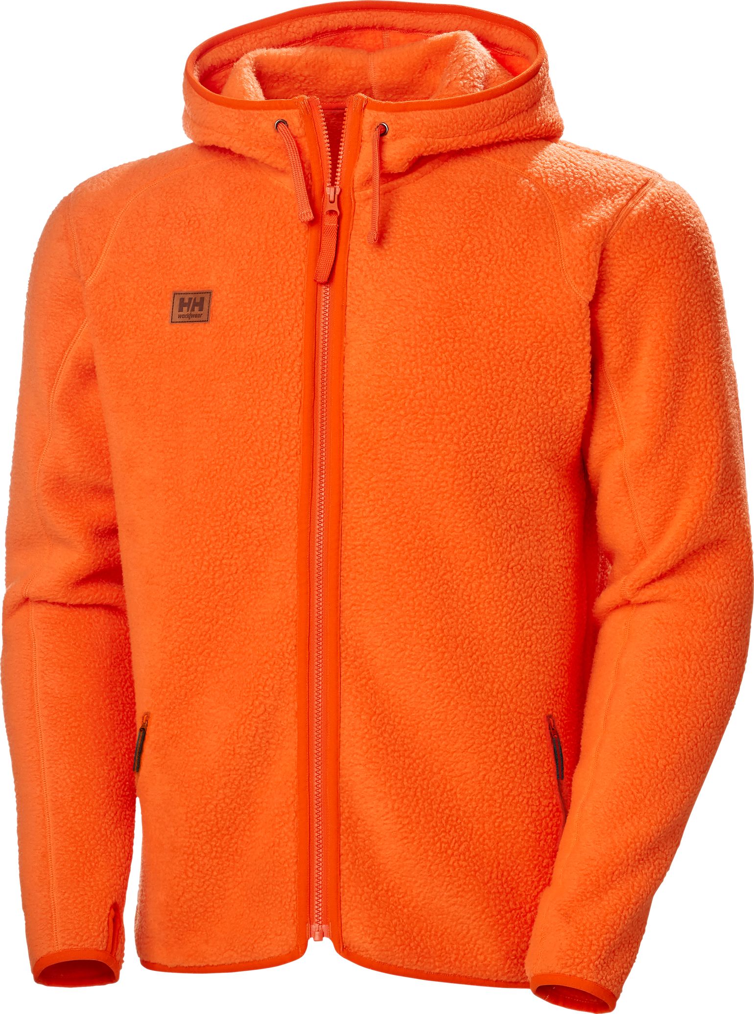 Men's Heritage Pile Hoodie Dark Orange