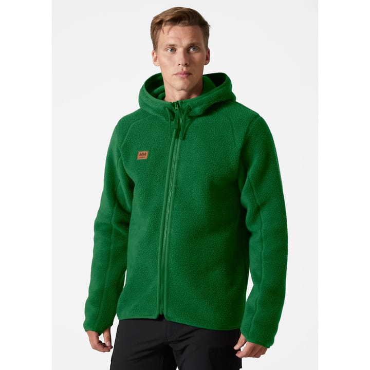 Men's Heritage Pile Hoodie Green Helly Hansen Workwear