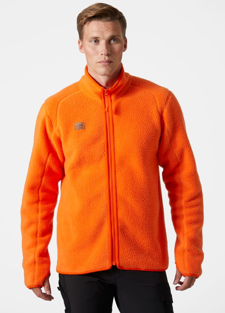 Helly Hansen Workwear Men's Heritage Pile Jacket Dark Orange Helly Hansen Workwear