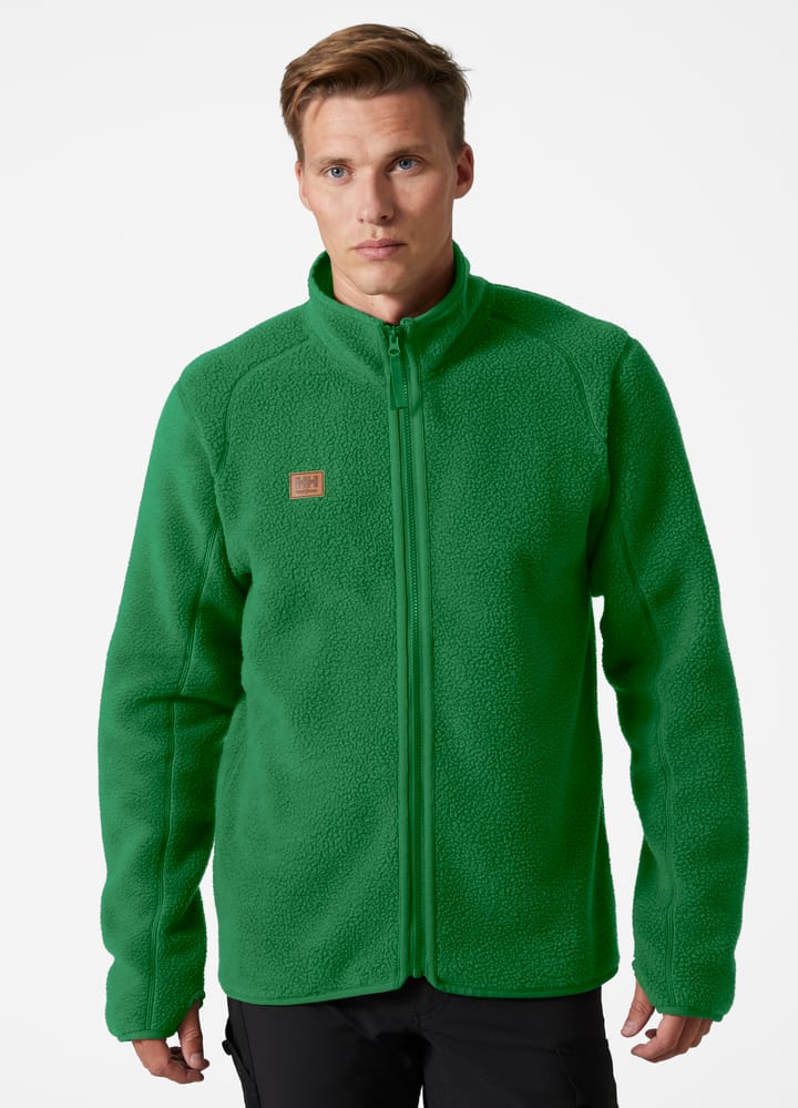 Men's Heritage Pile Jacket Green Helly Hansen Workwear