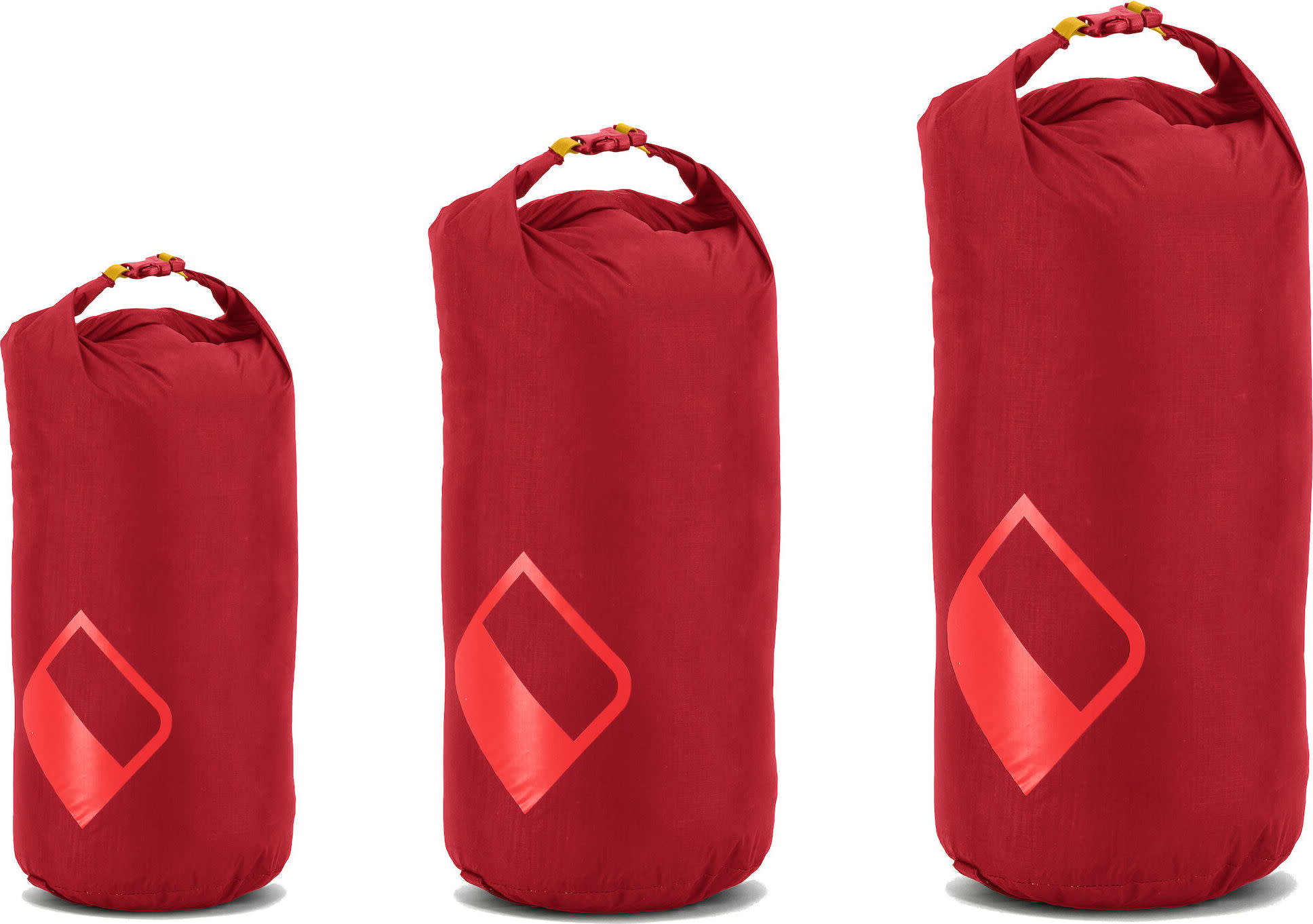 Trek Pro (L) Dry Bag Set Ruby red / Sunset Yellow