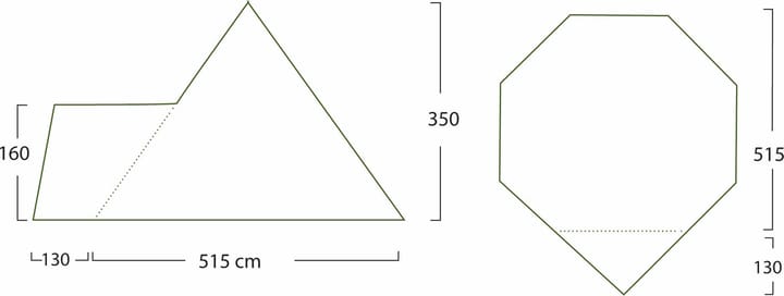 Helsport Varanger 12-14 Camp Outer Tent Incl. Pole Green Helsport