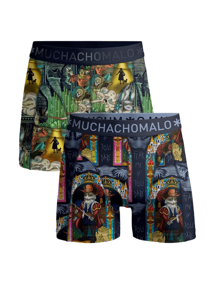 Muchachomalo 1010 Pussbootswiz 04 2pk Boxer Pr./Pr. Multi Muchachomalo