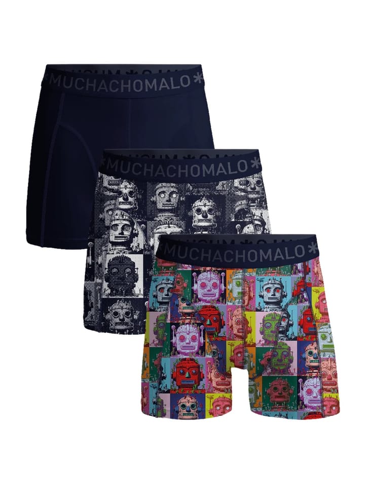 Muchachomalo 1010 Robotheads 1010-01 3pk Print/print/solid Muchachomalo