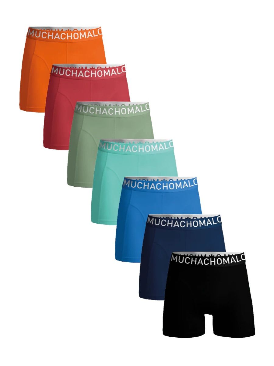 Muchachomalo 1010 Hello Sunshine 7pk Boxer Solid Assorted 1