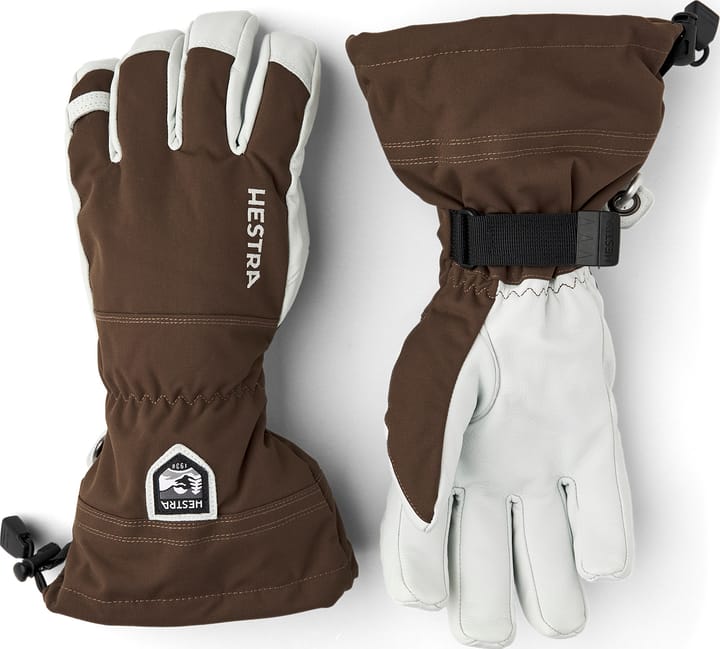 Hestra Army Leather Heli Ski 5-finger Espresso Hestra