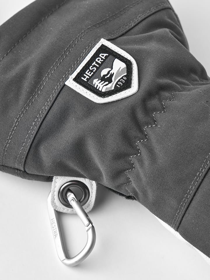 Hestra Army Leather Heli Ski 5-finger Grey Hestra