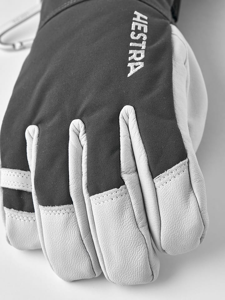 Hestra Army Leather Heli Ski 5-finger Grey Hestra