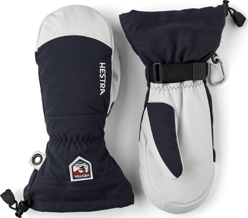 Hestra Army Leather Heli Ski Mitt Black