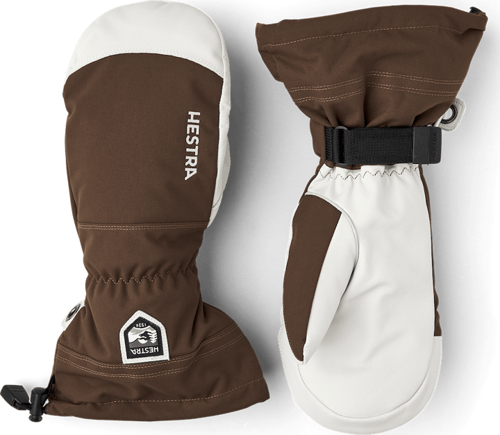 Hestra Army Leather Heli Ski Mitt Espresso Hestra