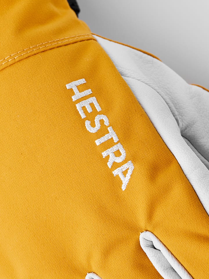 Hestra Army Leather Heli Ski 5-finger Mustard Hestra