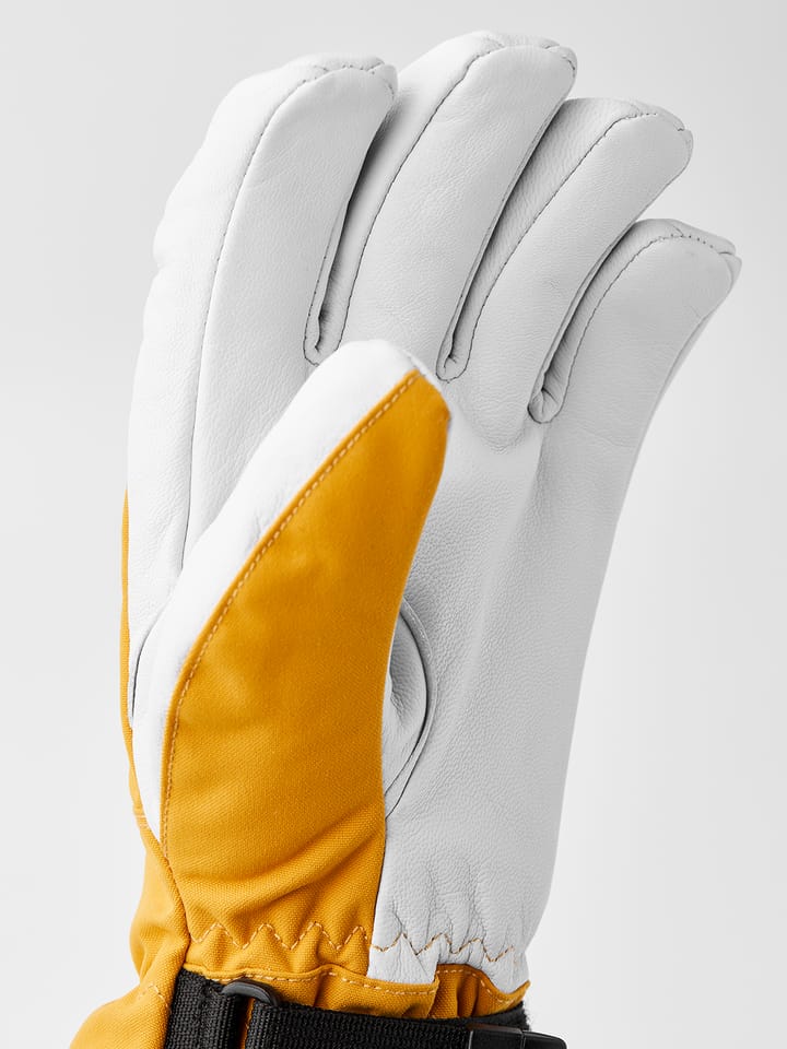 Hestra Army Leather Heli Ski 5-finger Mustard Hestra