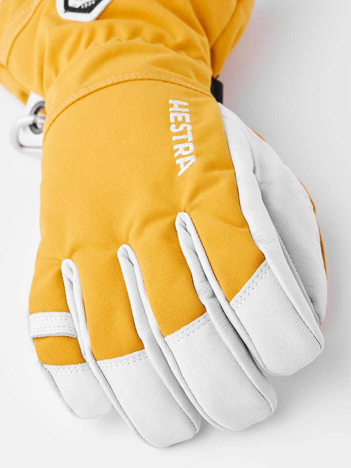 Hestra Army Leather Heli Ski 5-finger Mustard Hestra