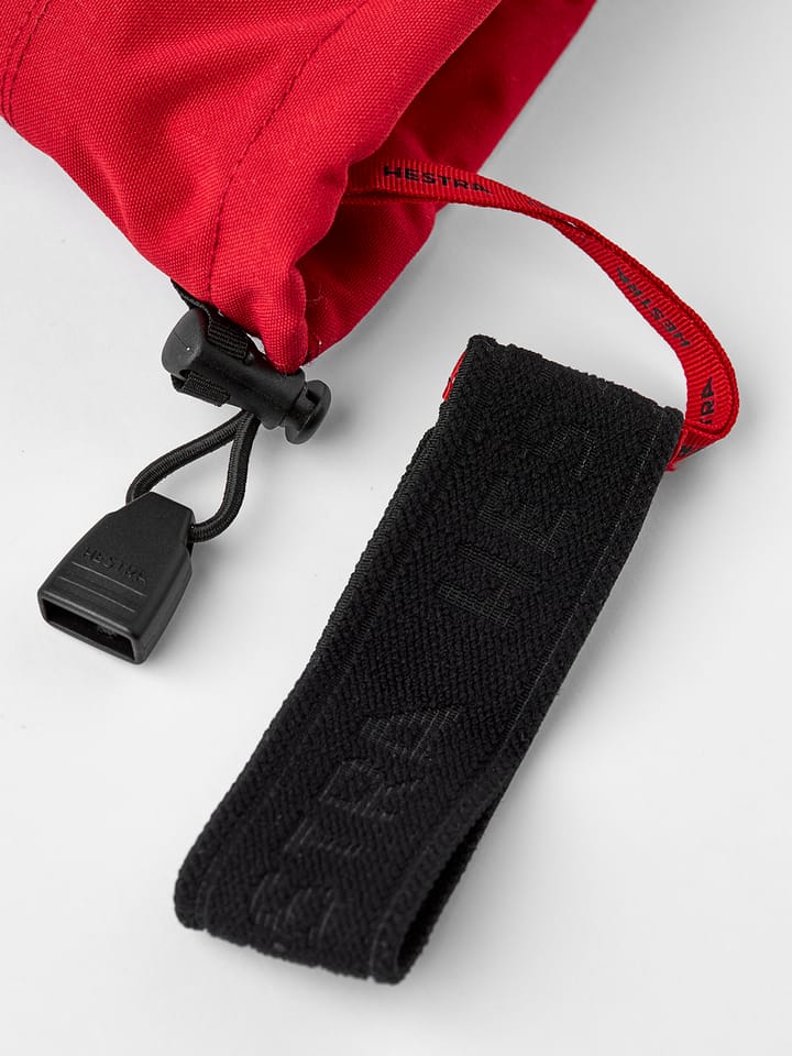 Hestra Army Leather Heli Ski 5-finger Red Hestra