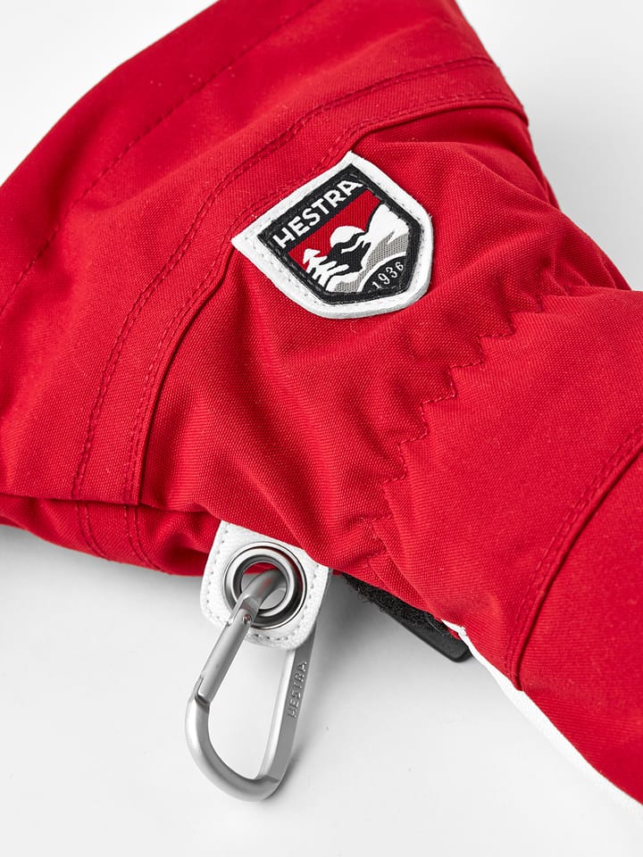 Hestra Army Leather Heli Ski 5-finger Red Hestra