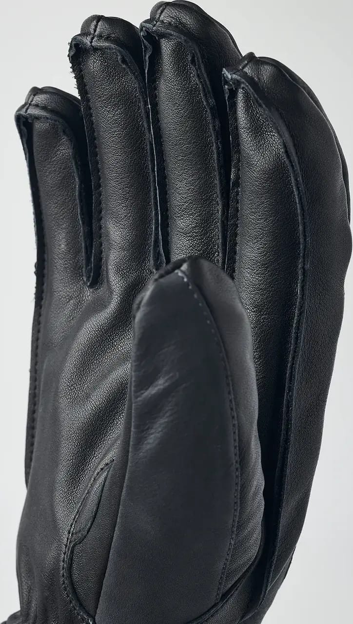 Hestra Army Leather Wool Terry 5-Finger Grey | Buy Hestra Army