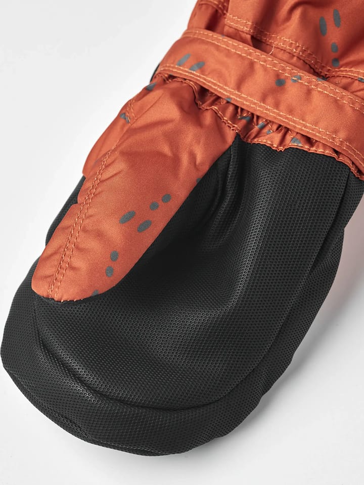 Hestra Baby Zip Long Mitt Orange Print Hestra Hestra Baby Zip Long Mitt Orange Print Hestra