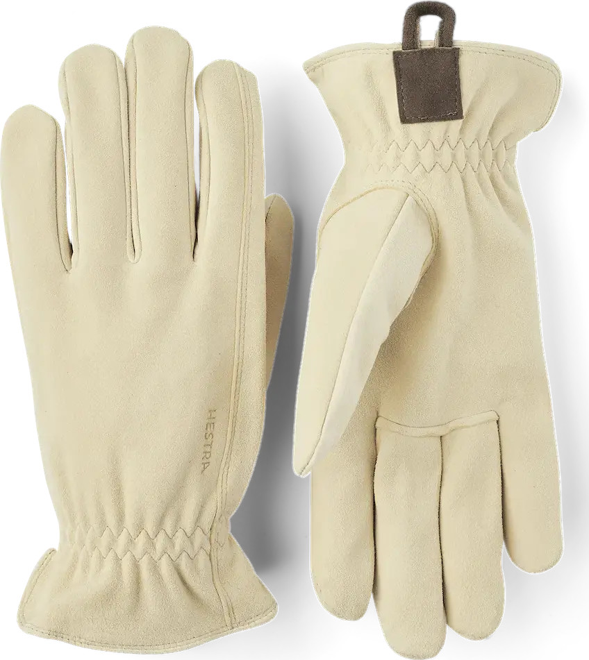 Chamois Work Glove – 5 finger Natural yellow