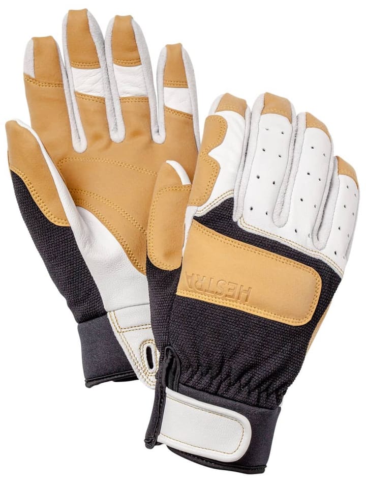 Hestra Climbers Long - 5 Finger Offwhite/Black Hestra Hestra Climbers Long - 5 Finger Offwhite/Black Hestra