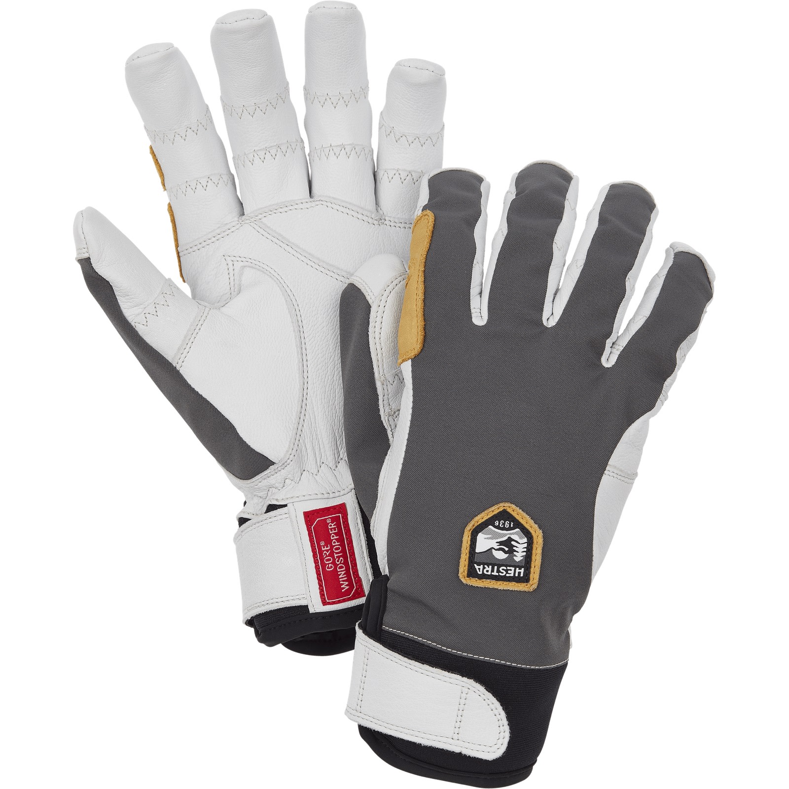 Hestra Ergo Grip Active Grey/Off White Friluftshandsker Grå/Offwhite 7