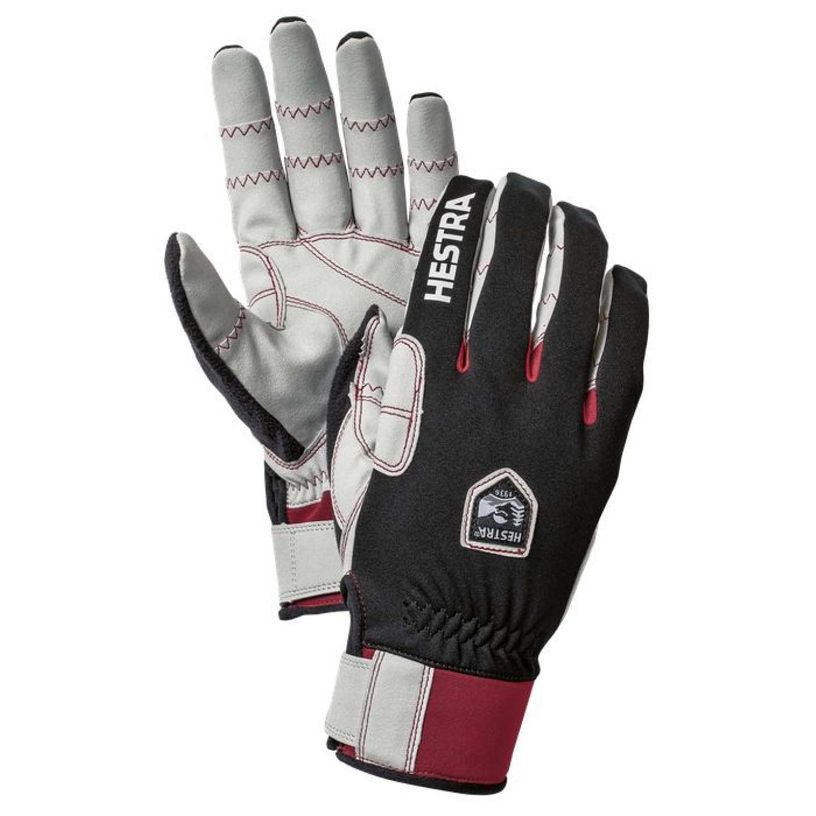 Hestra Ergo Grip Windstopper Race Black Träningshandskar Svart 11