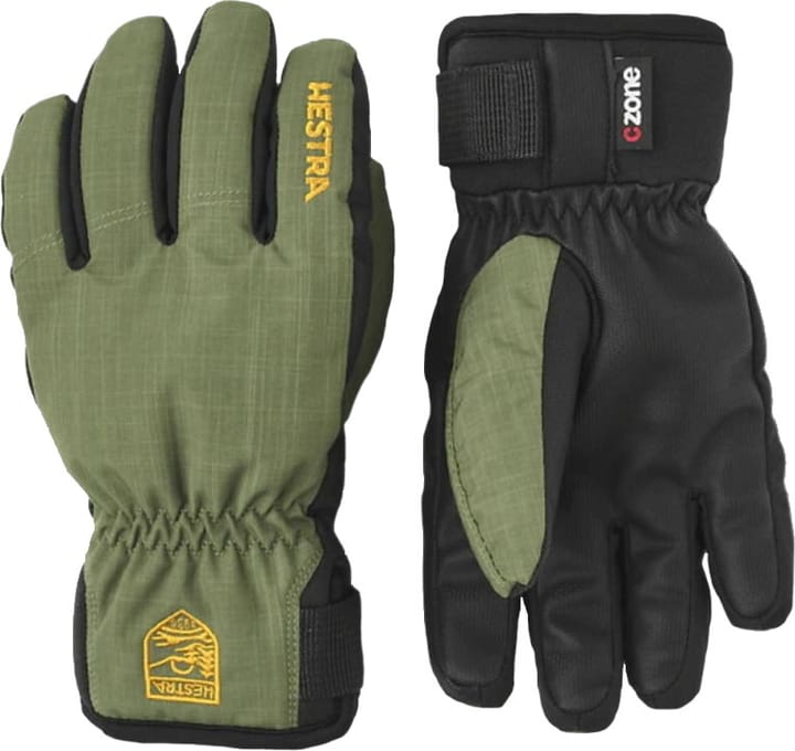Hestra Juniors Ferox Primaloft - 5 Finger Green Hestra Hestra Juniors Ferox Primaloft - 5 Finger Green Hestra