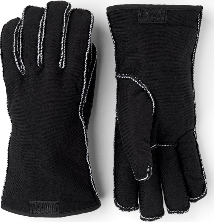 Hestra Gauntlet Fleece Liner 5-Finger Black Hestra