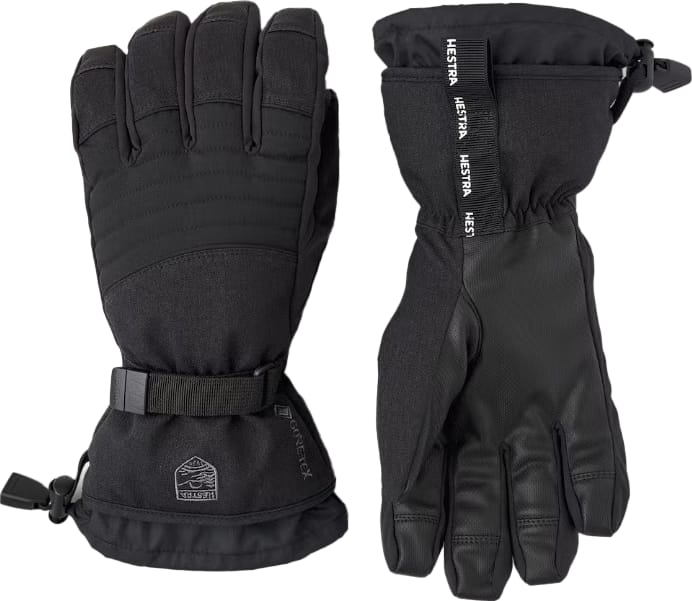 Hestra GORE-TEX Perform 5 Finger Black/Black Hestra