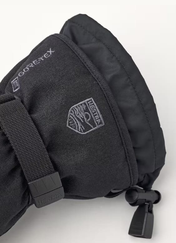 Hestra GORE-TEX Perform 5 Finger Black/Black Hestra