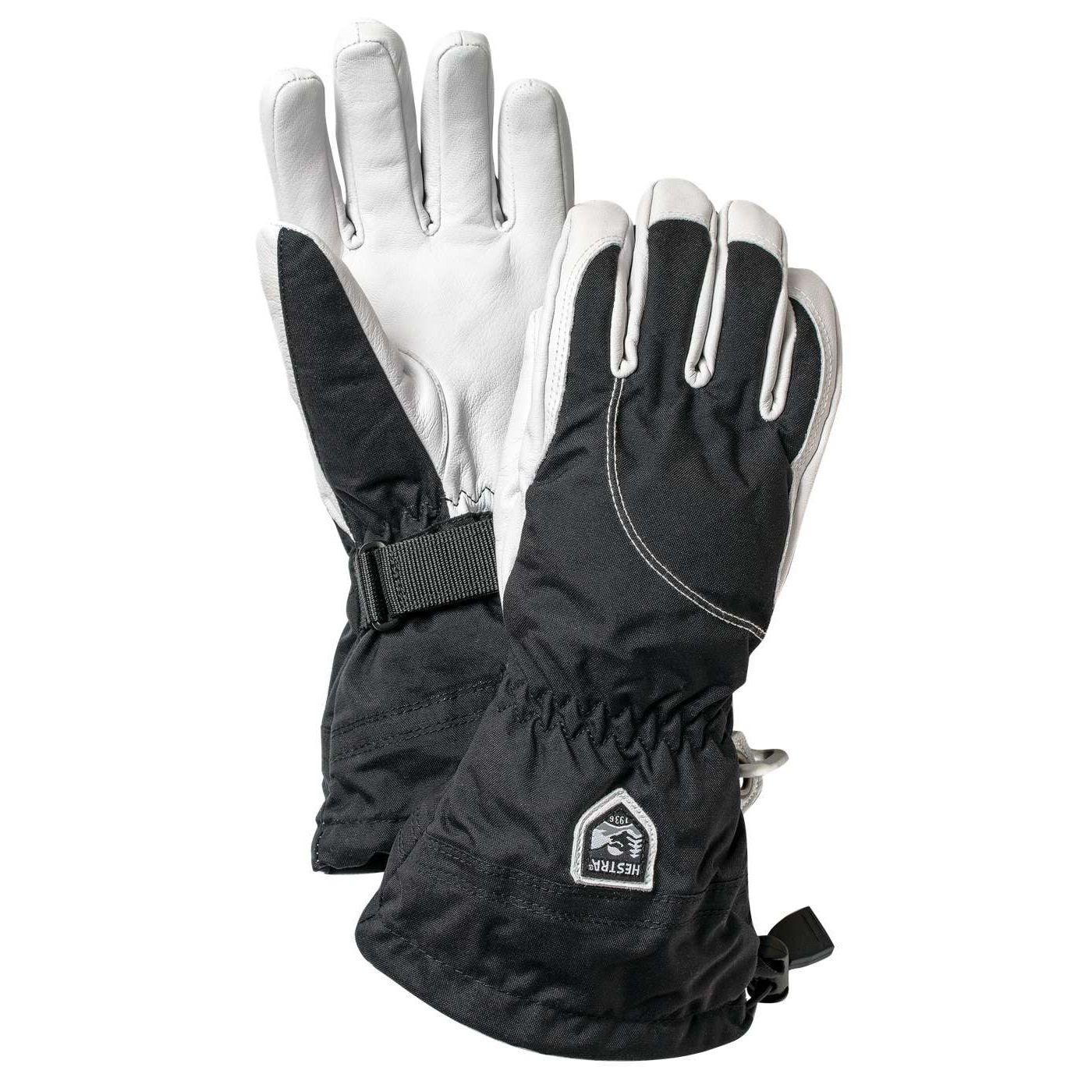 Women's Heli Ski 5 Finger Svart/Offwhite