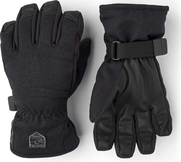 Hestra Juniors' Gore-Tex Atlas 5 Finger Black Hestra
