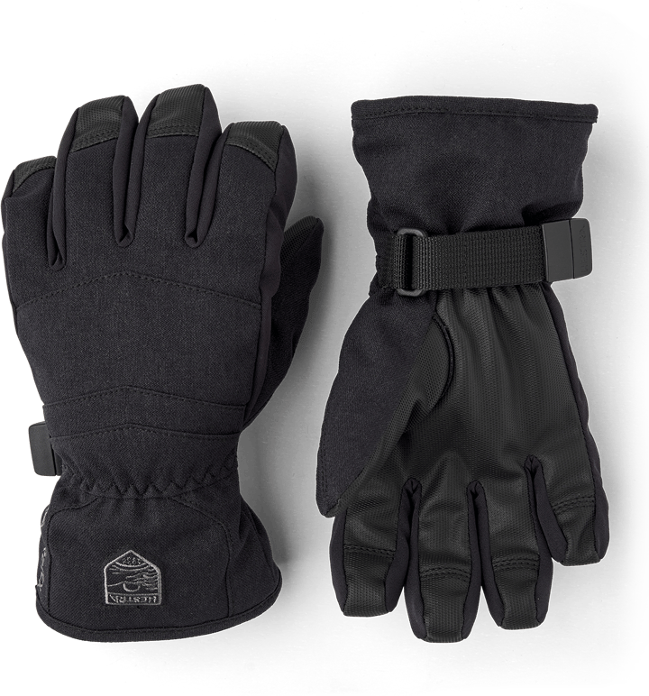 Hestra Juniors' Gore-Tex Atlas 5 Finger Black Hestra