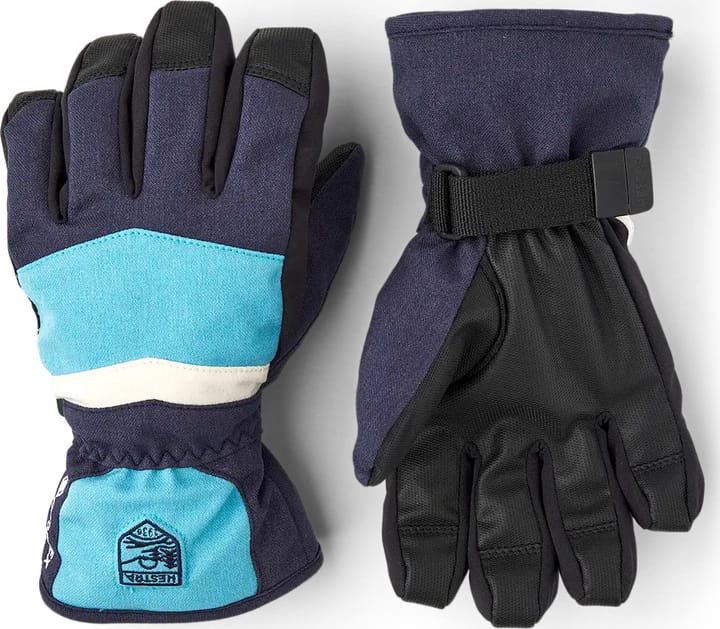 Hestra Juniors' Gore-Tex Atlas 5 Finger Navy Hestra