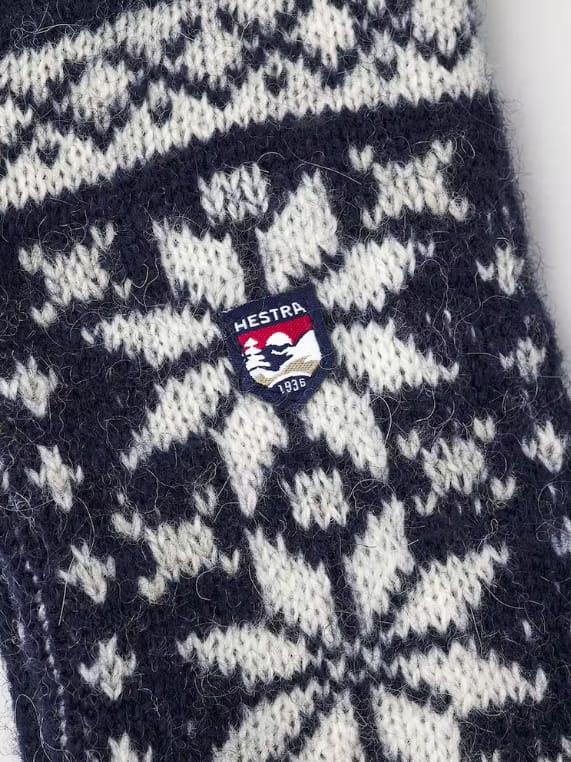 Hestra Kids' Nordic Junior - Mitt Navy/Offwhite Hestra