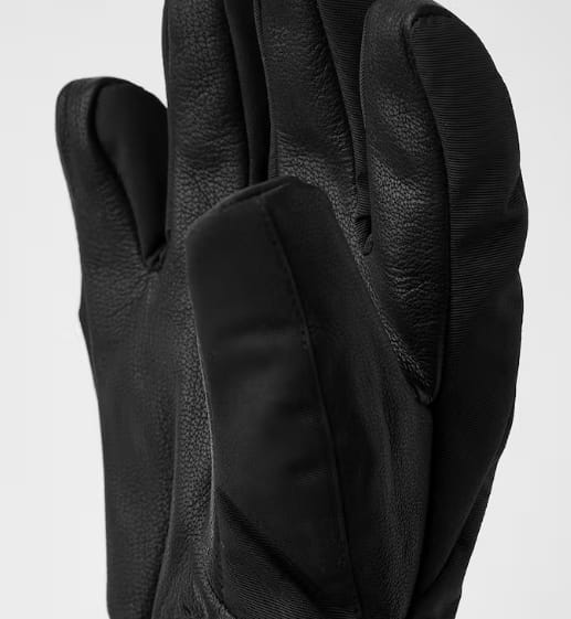 Hestra Kids' Skare CZone 5 Finger Black Hestra